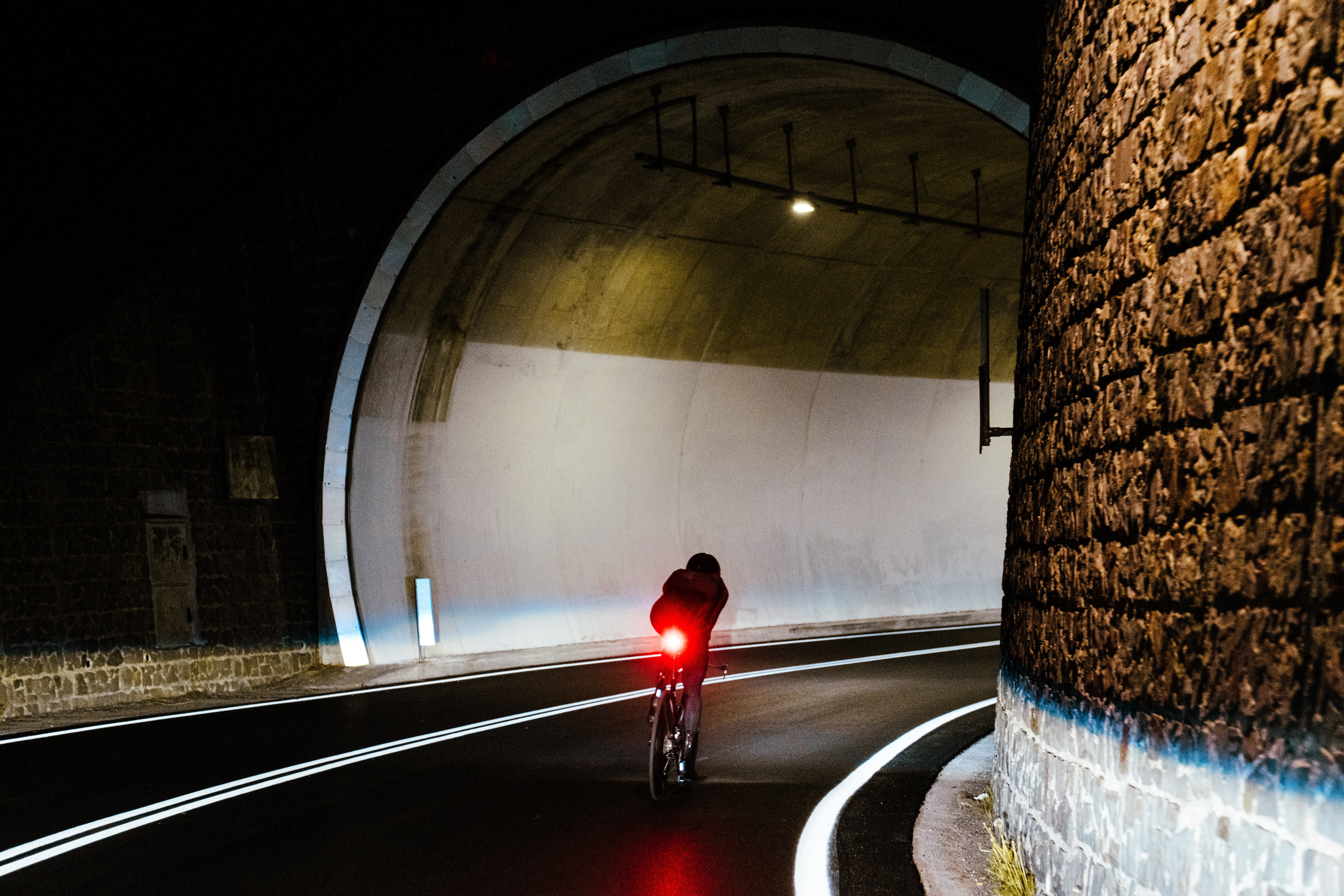 Riding Into a Tunnel